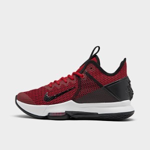 ナイキ メンズ レブロンウィットネス４ Nike LeBron Witness 4 バッシュ Black/Gym Red/University Red