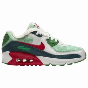 ナイキ キッズ エアマックス９０ Nike Air Max 90 GS - White/University Red/Dark Atomic Teal