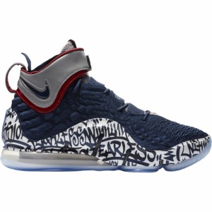 ナイキ メンズ レブロン１７ Nike LeBron 17 "Graffiti Remix" バッシュ Navy/White/Red