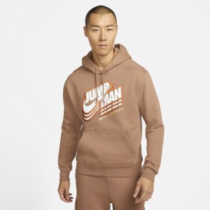 ナイキ メンズ パーカー Nike Jumpman Core Fleece Pullover - Brown/White