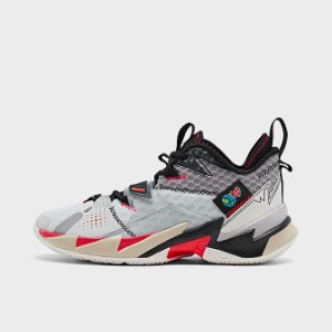 ジョーダン メンズ ホワイノット ゼロ３ Jordan Why Not Zer0.3 バッシュ White/University Red/Black