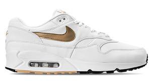 ナイキ メンズ エアマックス９０/１ Nike Air Max 90/1 スニーカー White/Metallic Gold/Black