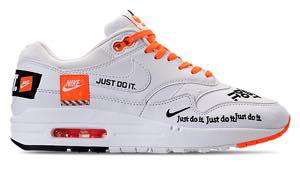 ナイキ メンズ エアマックス１ Nike Air Max 1 SE "Just Do It" スニーカー White/Total Orange