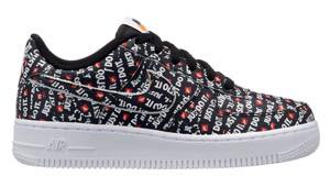 ナイキ ボーイズ/キッズ/レディース Nike Air Force 1 Low LV8 "JDI" エアフォース ローカット Black/Total Orange/White