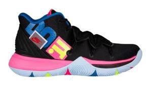 ナイキ キッズ/レディース Nike Kyrie 5 V GS "Just Do It" バッシュ Black/Volt/Hyper Pink カイリー5 ミニバス