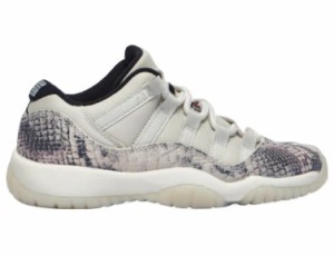 ジョーダン キッズ/レディース レトロ１１ Jordan Retro 11 Low LE GS バッシュ スニーカー Light Bone/University Red/Sail