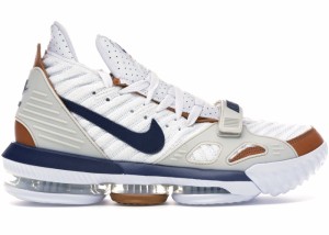 ナイキ メンズ レブロン１６ Nike Lebron 16 "Air Trainer Medicine Ball" バッシュ WHITE/MIDNIGHT NAVY-GINGER