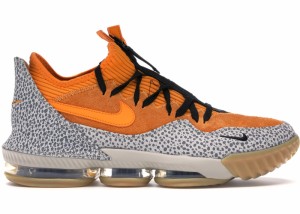 ナイキ メンズ レブロン１６ロー Nike Lebron 16 Low "Atmos Safari" バッシュ KUMQUAT/STARFISH-BLACK