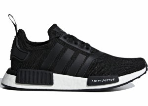 アディダス キッズ/レディース スニーカー adidas NMD R1 ランニングシューズ Core Black/Core Black/Orchid Tint