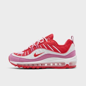 ナイキ レディース エアマックス９８ Nike Air Max 98 スニーカー Track Red/Magic Flamingo/White