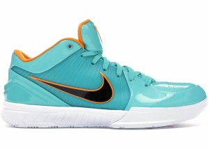 ナイキ メンズ コービー４プロトロ バッシュ Nike Kobe 4 Protro Undefeated "San Antonio Spurs" - HYPER TEAL/MANGO-WHITE