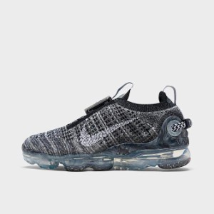 ナイキ レディース ヴェイパーマックス２０２０ Nike Air Vapormax 2020 Flyknit ランニングシューズ Black/White/Grey Fog