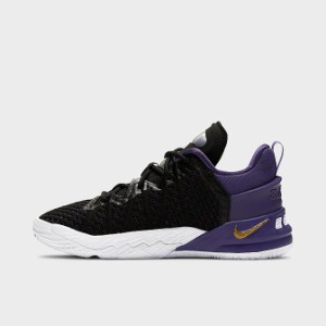 ナイキ キッズ/ジュニア レブロン１８ Nike LeBron 18 GS バッシュ ミニバス Black/Metallic Gold/Court Purple