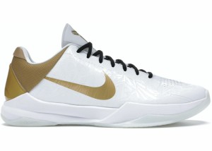 ナイキ メンズ コービー５プロトロ Nike Kobe 5 Protro "Big Stage/Parade" - WHITE/METALLIC GOLD-BLACK