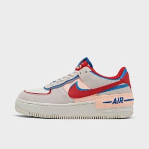 ナイキ レディース エア フォースワン Nike Air Force 1 Shadow SE スニーカー Sail/University Red/Photo Blue/Royal Blue