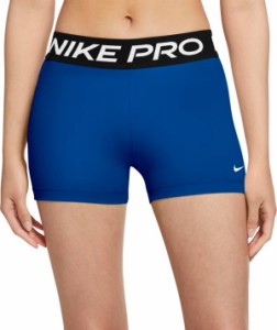 ナイキ レディース ショーツ Nike Women's Pro 3” Shorts フィットネス トレーニングウェア GAME ROYAL