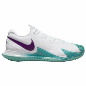 ナイキ メンズ テニスシューズ Nike Zoom Vapor Cage 4 Rafa - White/Red Plum/Washed Teal