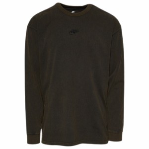 ナイキ メンズ 長袖ロンT Nike Premium Long Sleeved T-Shirt - Black/Black