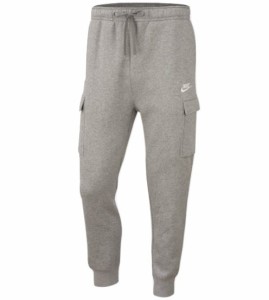 ナイキ メンズ カーゴパンツ Nike Club Cargo Pants スウェット ロングパンツ Dark Grey Heather/White