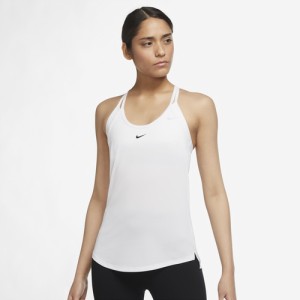 ナイキ レディース タンクトップ Nike One Dri-FIT Elastika Tank - White