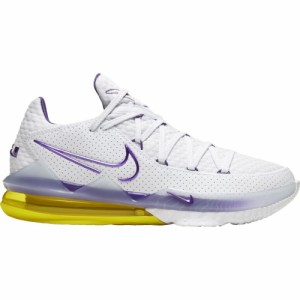 ナイキ メンズ レブロン１７ ロー Nike LeBron 17 Low "Lakers" バッシュ White/Voltage Purple/Dynamic Yellow