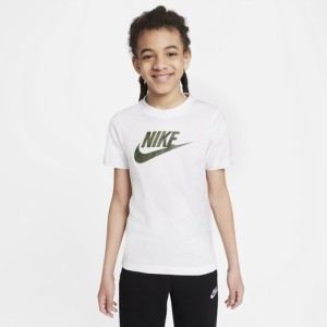ナイキ キッズ Tシャツ 半袖 Nike NSW Futura Camo T-Shirt - White