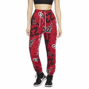 ジョーダン レディース スウェットパンツ Jordan AOP Fleece Pants - Red/White