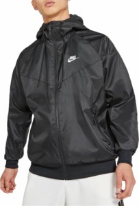 ナイキ メンズ ウインドブレーカー Nike Windrunner Hooded Jacket ジャケット BLACK