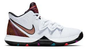 ナイキ キッズ/レディース Nike Kyrie 5 V GS "BHM" バッシュ White/Metallic Red Bronze カイリー5 ミニバス