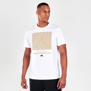 ジョーダン メンズ Tシャツ 半袖 Jordan Jumpman Altitude Graphic Print Short-Sleeve T-Shirt - White/Light Curry