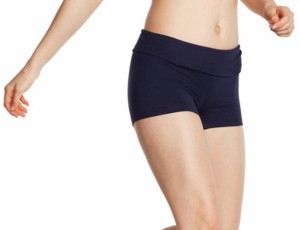 ソフィー レディース ショートパンツ Soffe Juniors Rolldown Active Shorts - Navy