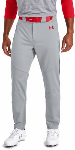 アンダーアーマー メンズ 野球 パンツ Under Armour Men's Gameday Relaxed Pipe Pants - Grey/Red