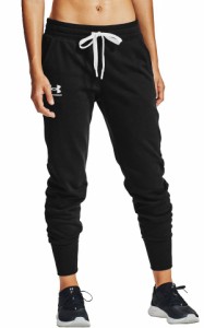 アンダーアーマー レディース ジョガーパンツ Under Armour Women's Rival Fleece Jogger Pants - Black/White