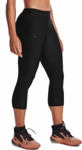 アンダーアーマー レディース バスケットボール レギンス Under Armour Women's HeatGear Armour 3/4 HB Basketball Leggings - Black