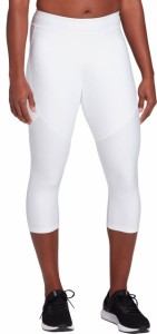 アンダーアーマー レディース バスケットボール レギンス Under Armour Women's HeatGear Armour HB 3/4 Basketball Leggings - White