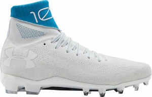 アンダーアーマー メンズ サッカー スパイク Under Armour Men's C1N MC Football Cleats - White/Blue