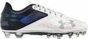 アンダーアーマー メンズ サッカー スパイク Under Armour Men's Blur Lux MC Football Cleats - Navy/White