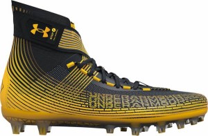 アンダーアーマー メンズ アメフト スパイク Under Armour Men's Highlight MC Football Cleats - Black/Gold