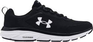 アンダーアーマー メンズ ランニングシューズ Under Armour Men's Charged Assert 9 Running Shoes - Black/White