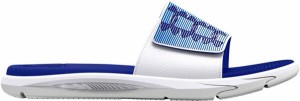 アンダーアーマー メンズ サンダル Under Armour Men's Mercenary Slides - Royal/White