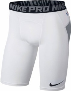 ナイキ メンズ 野球 タイツ Nike Men's Pro Heist Dri-FIT Baseball Sliding Shorts - White/Grey