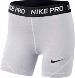 ナイキ キッズ ショートパンツ Nike Pro Girls' 4'' Shorts - White