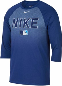 ナイキ メンズ 野球 ラグランTシャツ Nike Men's Legend Raglan 3/4-Sleeve Baseball Shirt - Royal