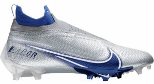 ナイキ メンズ アメリカンフットボール スパイク Nike Men's Vapor Edge Elite 360 Football Cleat - Silver/Royal