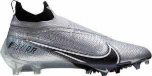 ナイキ メンズ アメリカンフットボール スパイク Nike Men's Vapor Edge Elite 360 Football Cleat - Silver/Black