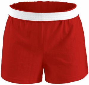 ソフィー キッズ ショートパンツ Soffe Girls' Cheer Shorts - Red