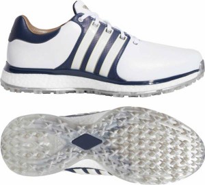 アディダス メンズ adidas Men's TOUR360 XT SL Golf Shoes ゴルフシューズ WHITE/NAVY