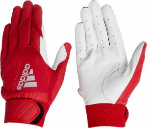 アディダス キッズ バッティンググローブ adidas Youth Trilogy Series Batting Gloves - Red