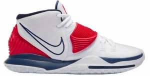 ナイキ メンズ カイリー６ Nike Kyrie 6 "USA" バッシュ WHITE/WHITE