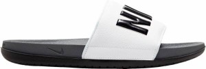 ナイキ メンズ サンダル Nike Men's OffCourt Slides　- Dark Grey/Black/White